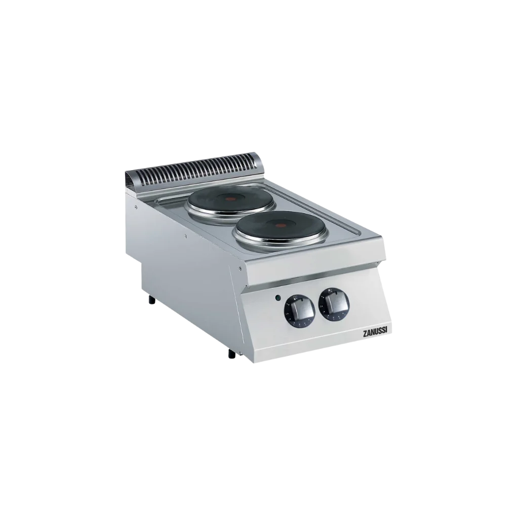 EVO700: 400mm Commercial Electric 2 Hot Plate Boiling Top