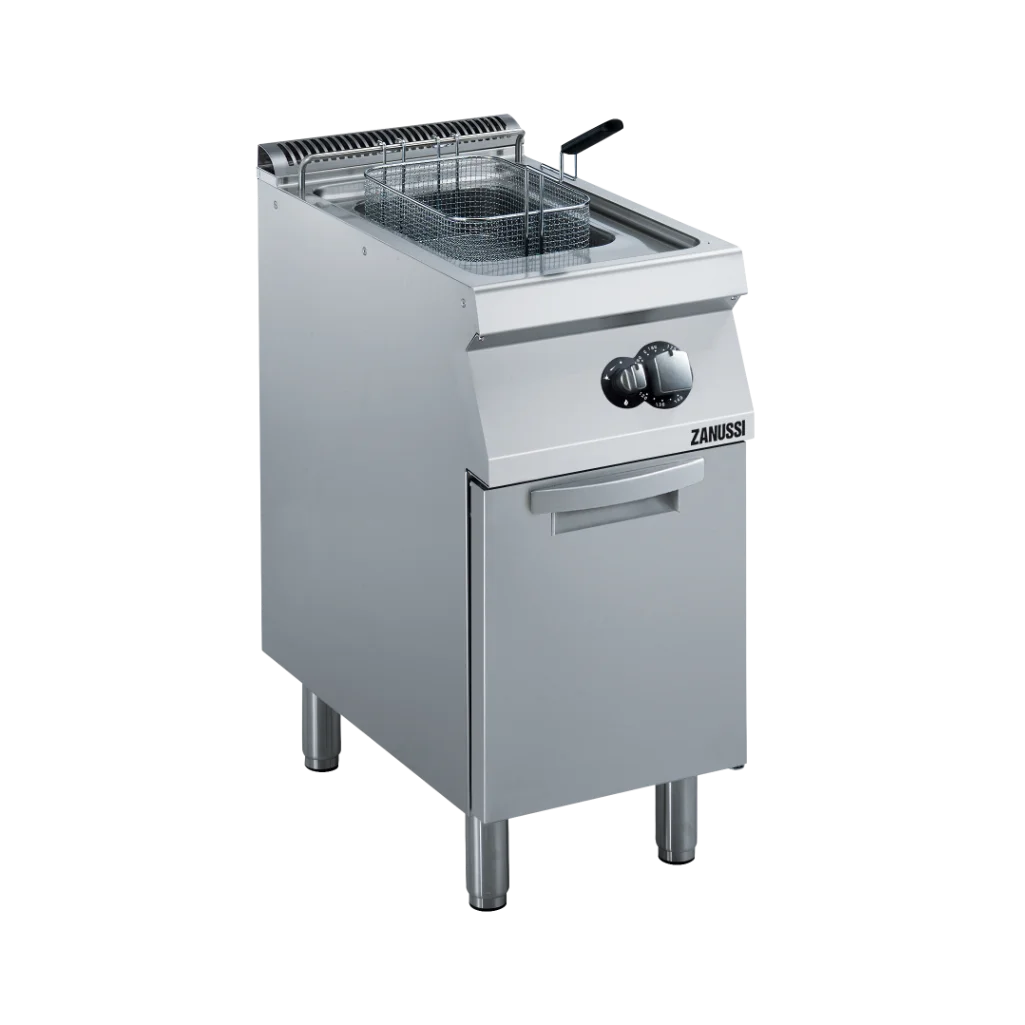 EVO700: 400mm Commercial Gas Single Well 15L Freestanding Fryer