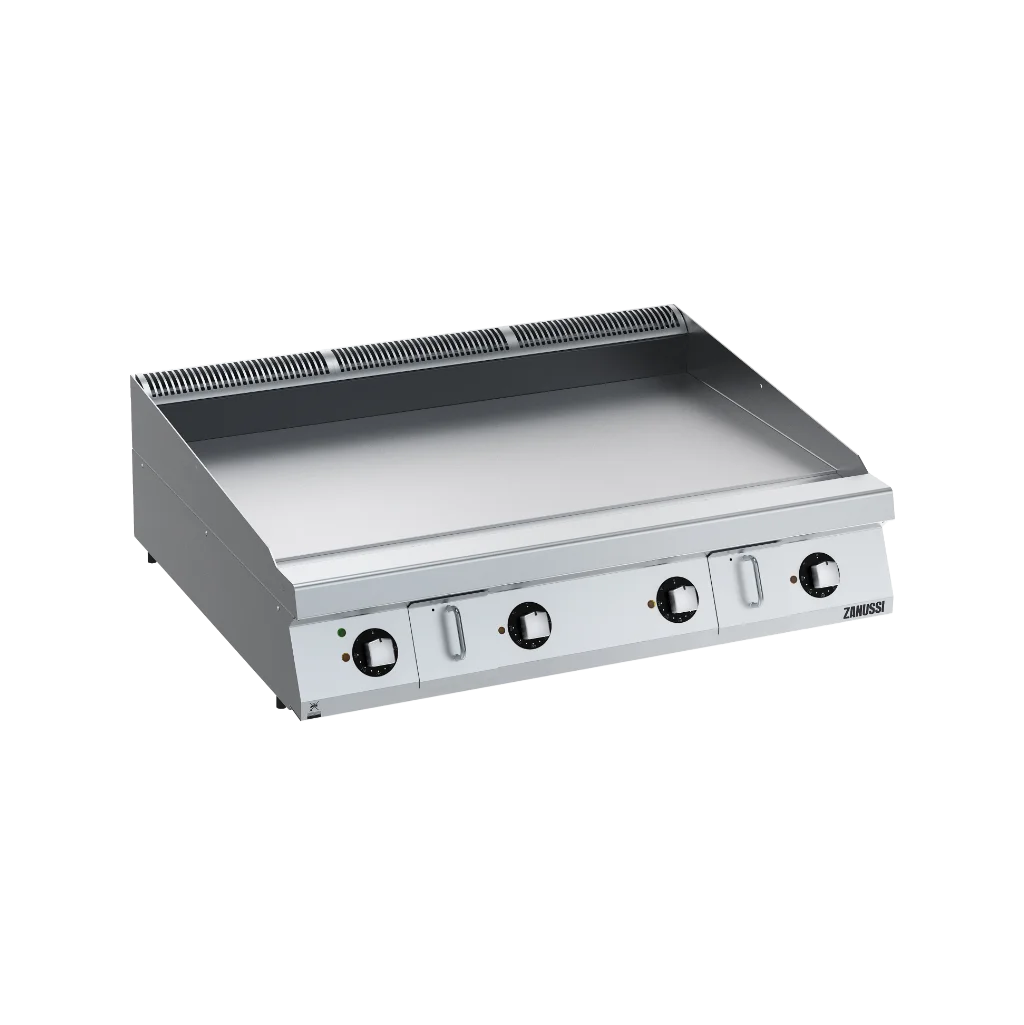 EVO900: 1200mm Commercial Electric Smooth Chromium Plate Fry Top HP