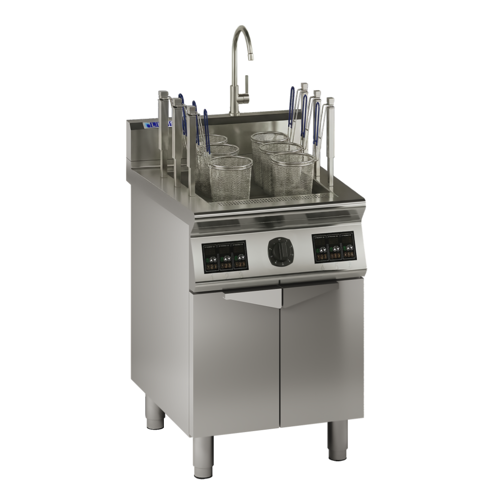 EAN-60: 600mm Commercial 6 Basket Auto-Lift Noodle Cooker - Default Title