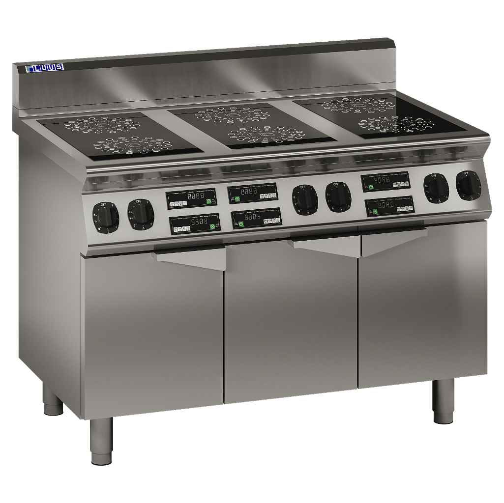 EC7-6B: 1200mm Commercial 6 Zone Induction Cooktop