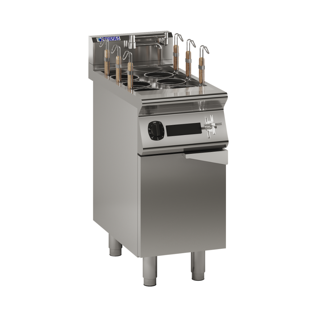 EN7-40: 400mm Commercial 6 Basket Induction Noodle Cooker