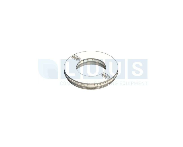 Open Burner Flame Spreader Nickel Plated