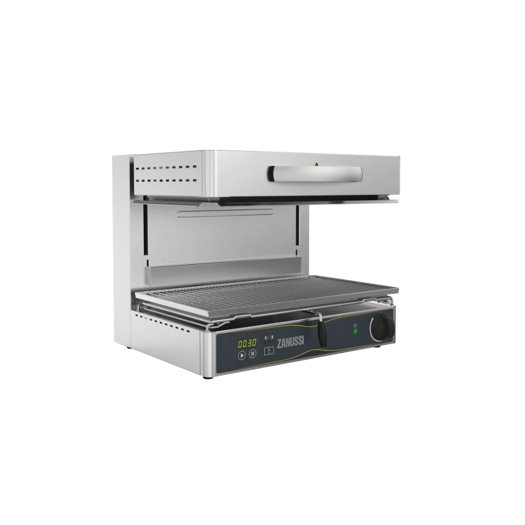 EVO700: 600mm Commercial Electric 3 Open Sides Salamander Plate
