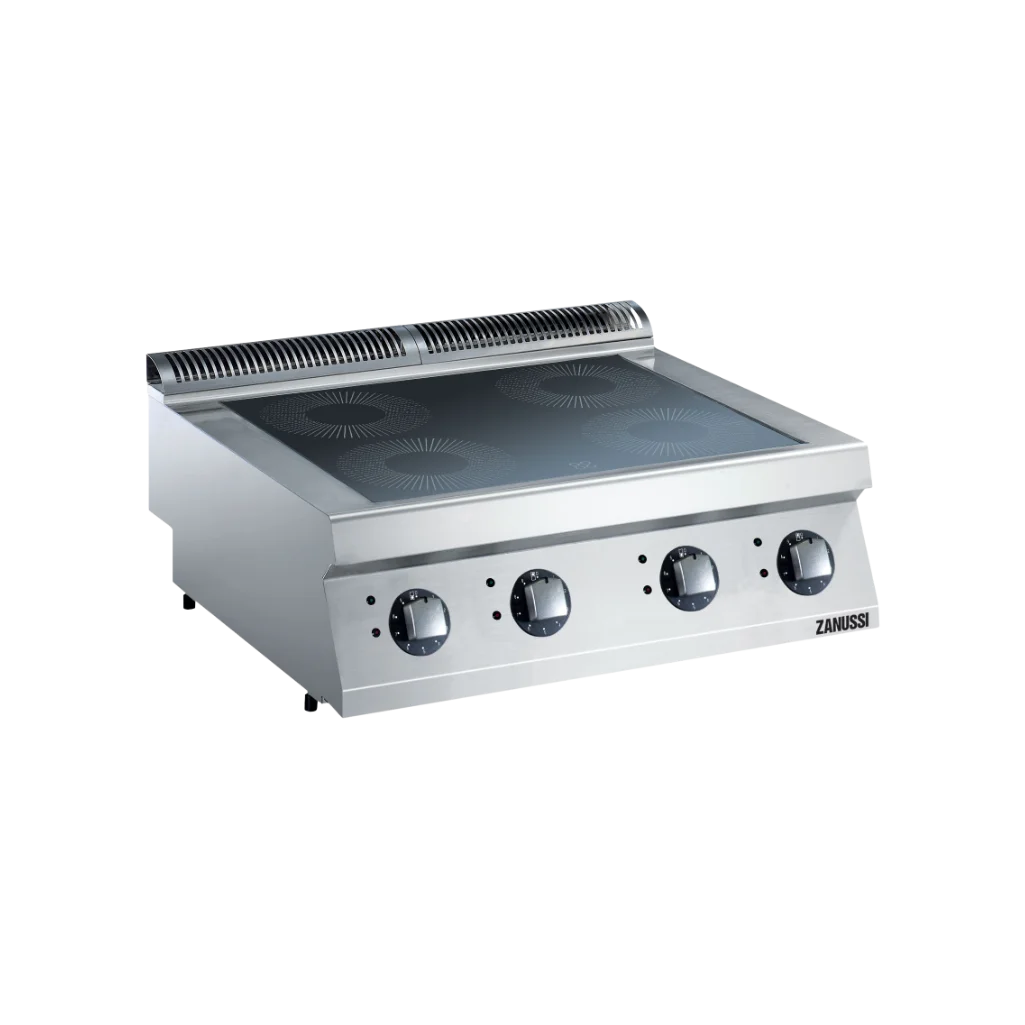 EVO700: 800mm Commercial Induction 4 Zone Boiling Top