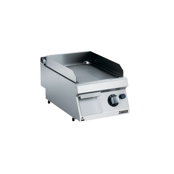 EVO700: 400mm Commercial Gas Smooth Polished Chrome Fry Top