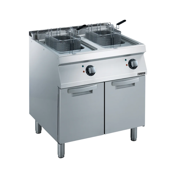 EVO700: 800mm Commercial Electric Twin Well 2x14L Tube Fryer