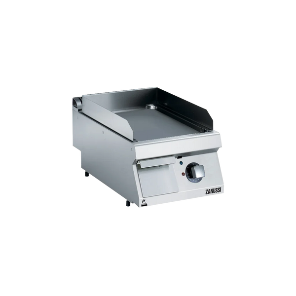 EVO700: 400mm Commercial Electric Smooth Polished Chrome Fry Top