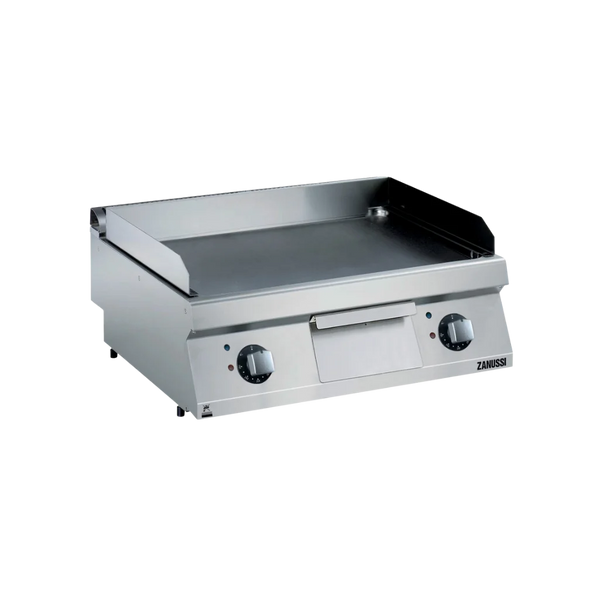 EVO700: 800mm Commercial Electric Smooth Polished Chrome Fry Top