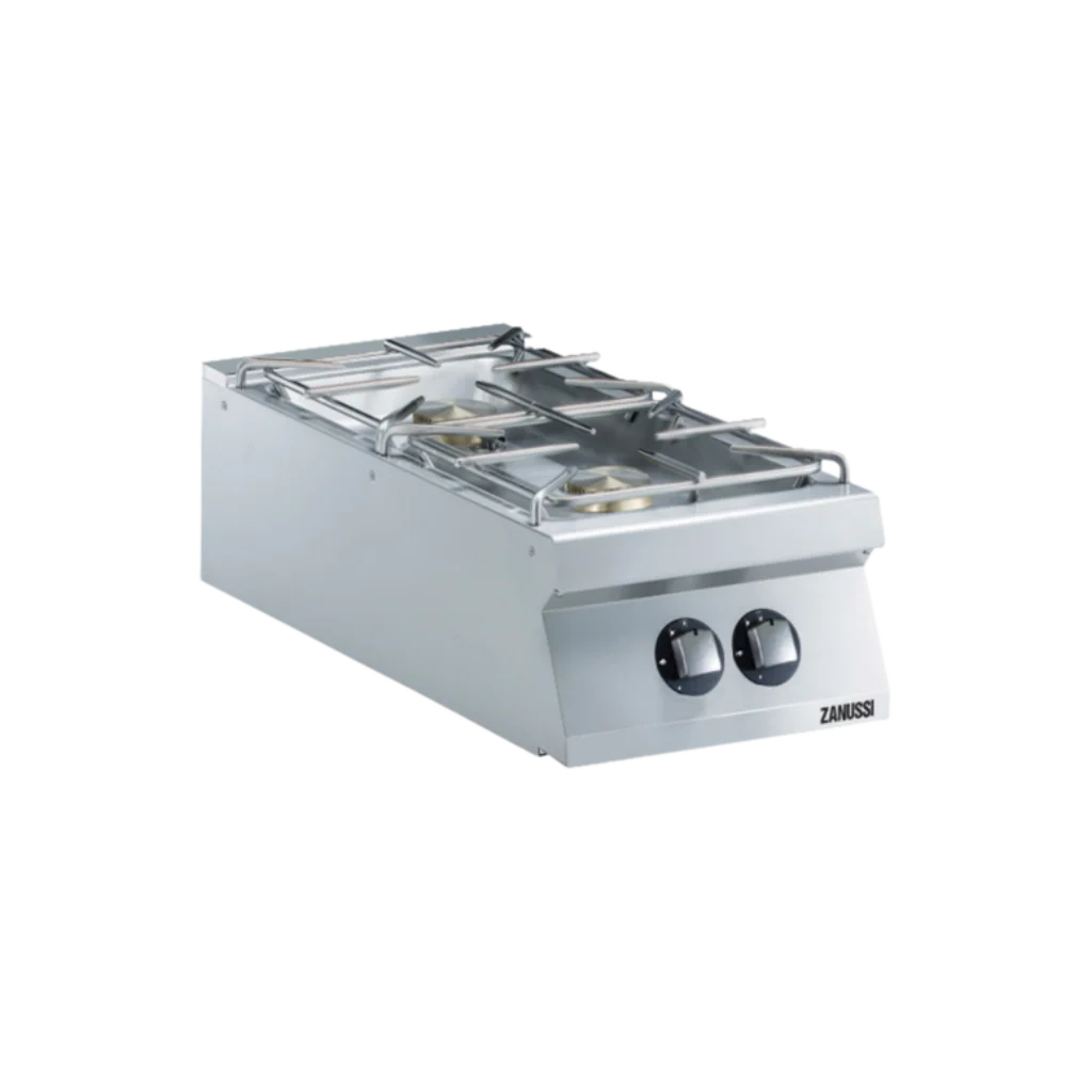 EVO900: 400mm Commercial Gas 2 Burner 36 MJ/h Boiling Top