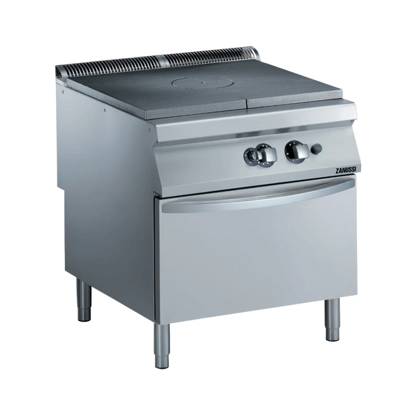 EVO900: 800mm Commercial Gas Target/Solid Top with Gas Static Oven