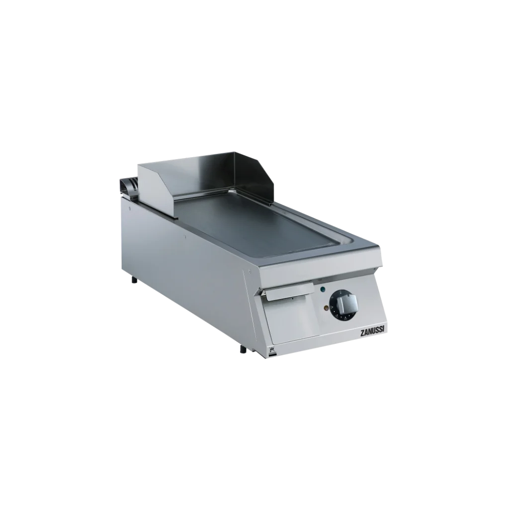 EVO900: 400mm Commercial Electric Smooth Brushed Chrome Horizontal