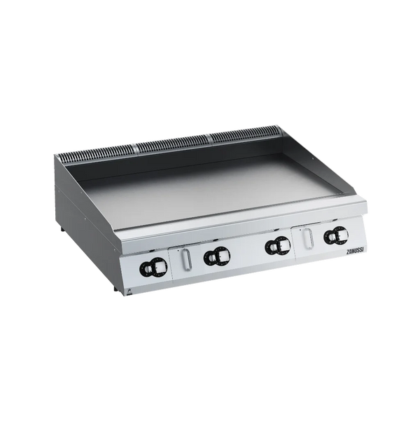 EVO900: 1200mm Commercial Gas Smooth Chromium Plate Fry Top HP