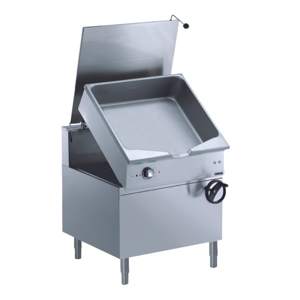 EVO900: 800mm Commercial Gas 80L Manual Tilting Bratt Pan Duomat