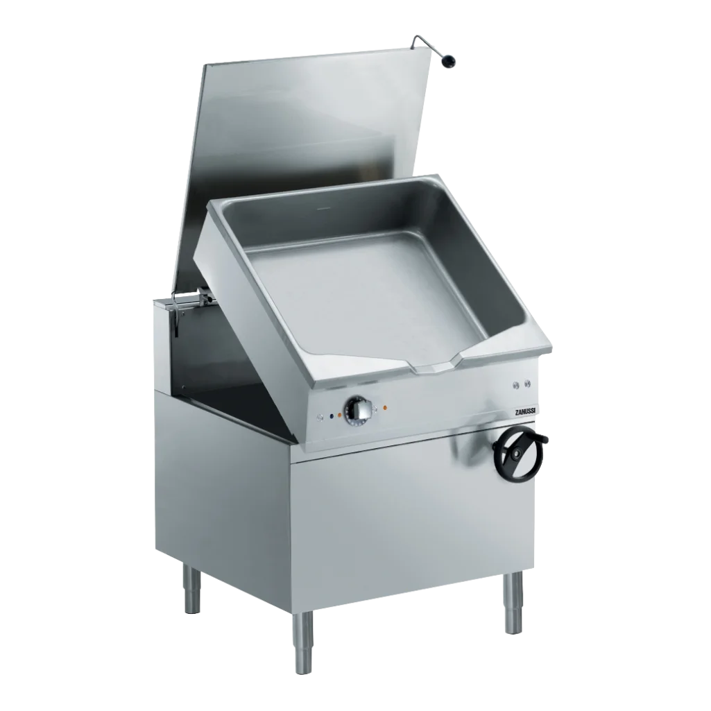 EVO900: 1000mm Commercial Gas 100L Automatic Tilting Bratt Pan Duomat