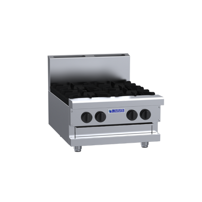 CS-4B: 600mm Commercial 4 Burner Gas Cooktop