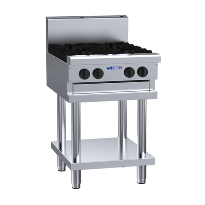 CS-4B: 600mm Commercial 4 Burner Gas Cooktop
