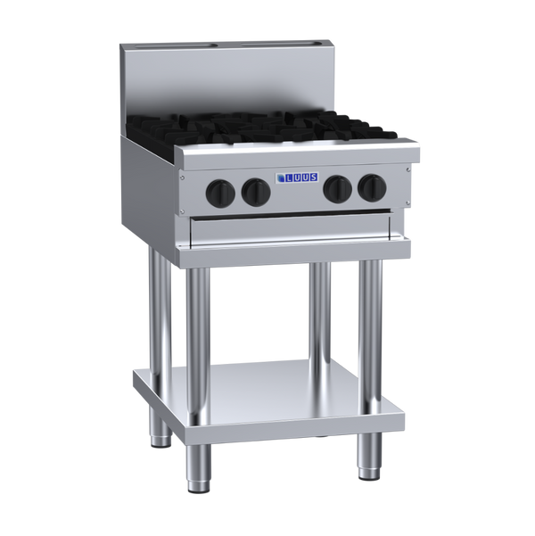 CS-4B: 600mm Commercial 4 Burner Gas Cooktop