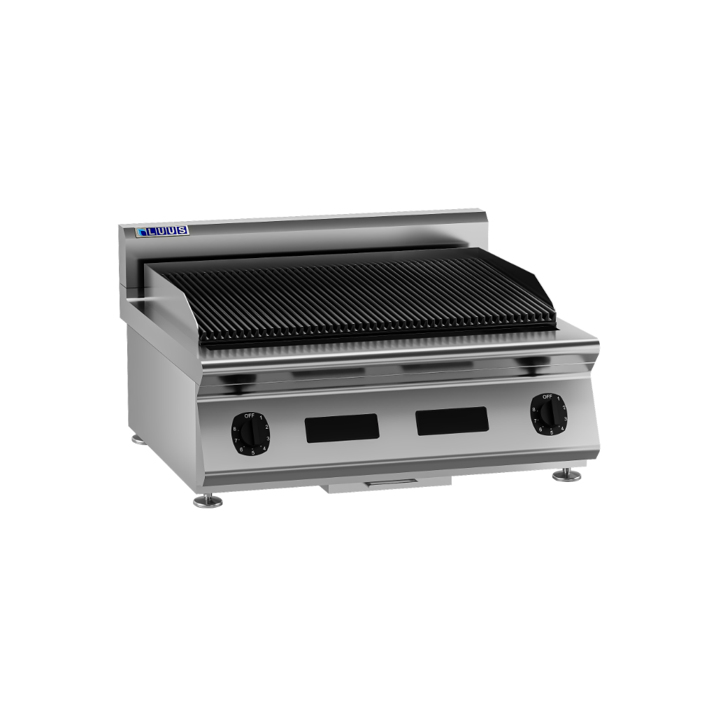 EE7-8C: 800mm Commercial Electric Chargrill Cooktop