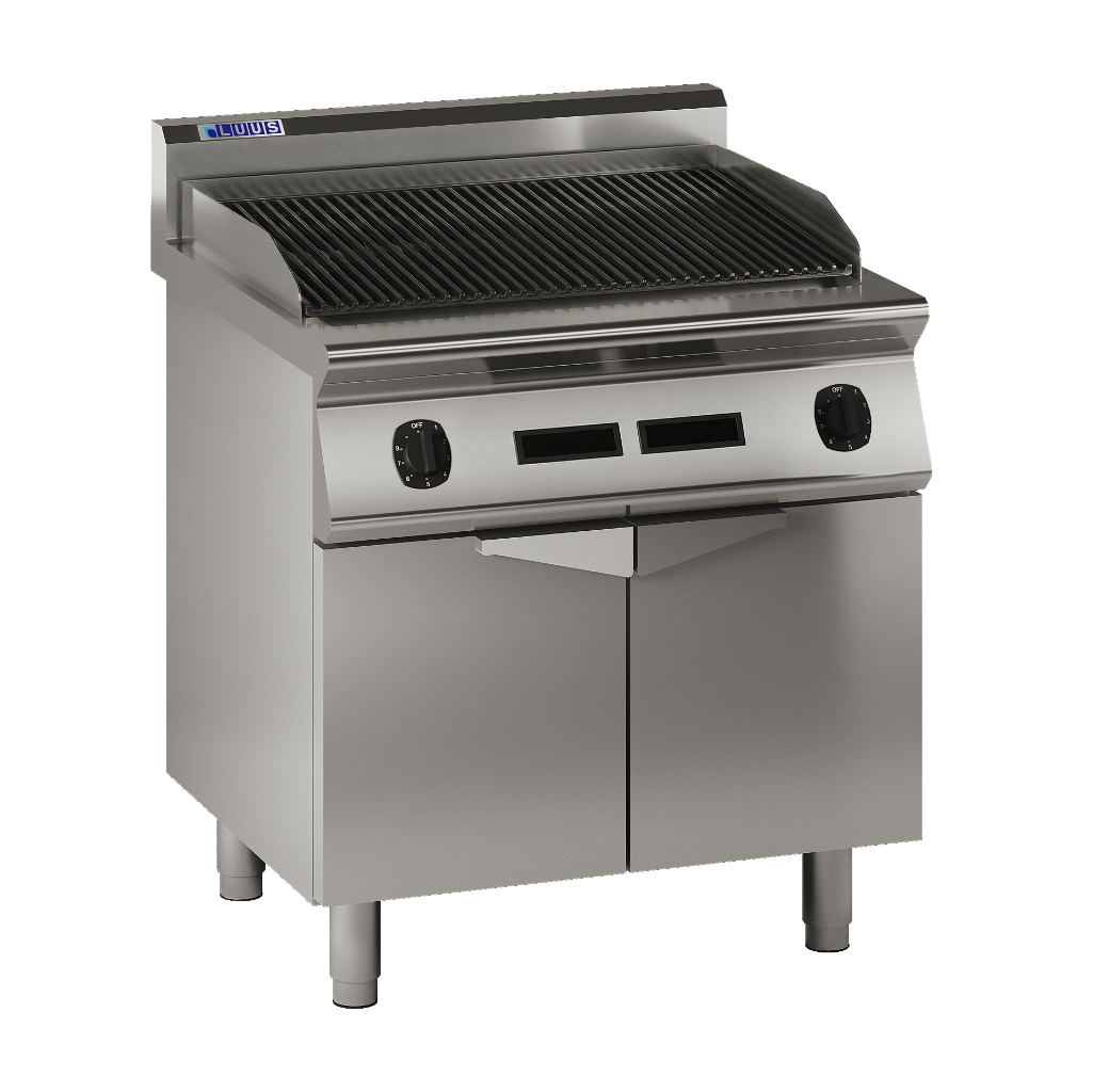 EE7-8C: 800mm Commercial Electric Chargrill Cooktop