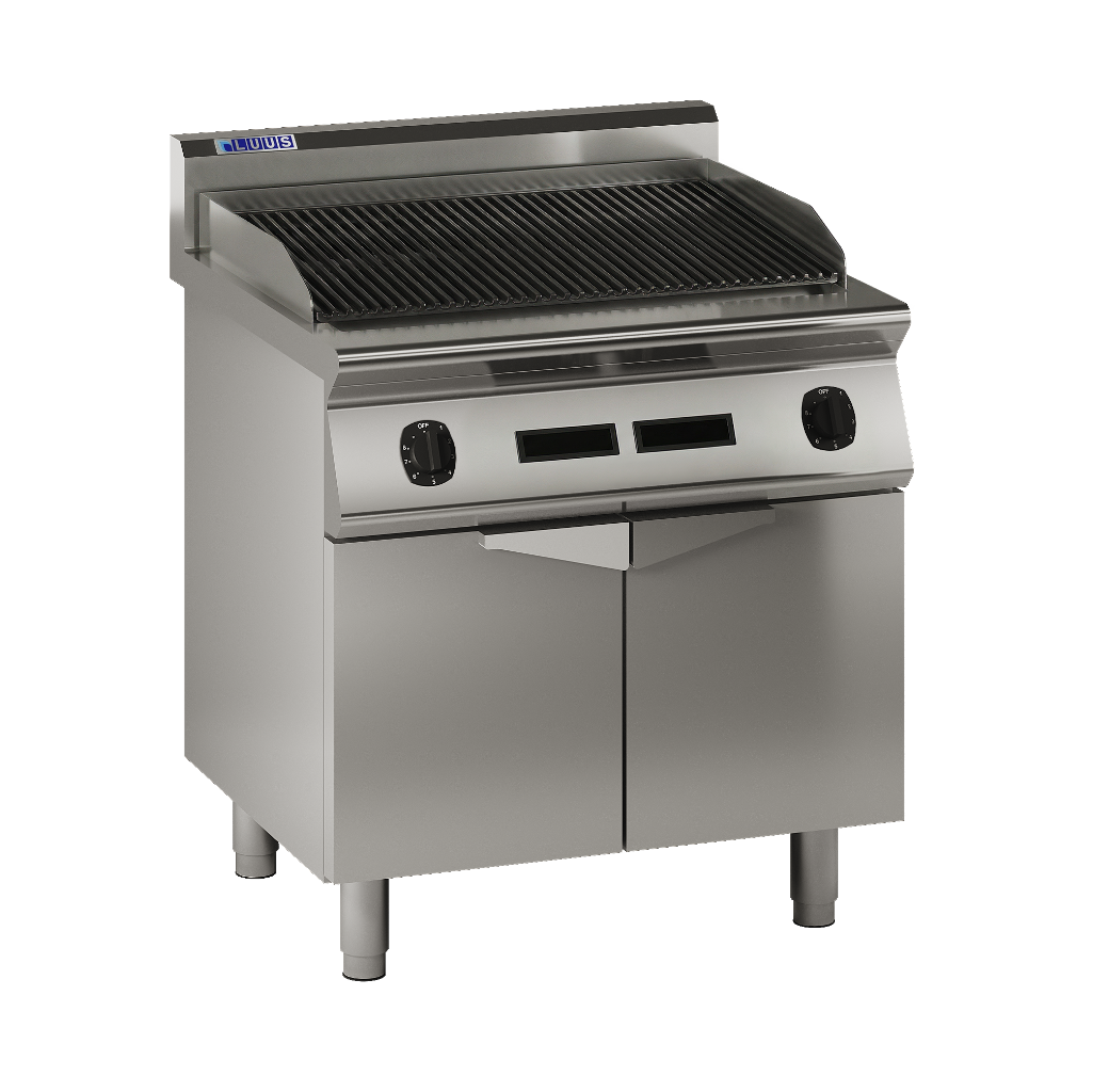 EE7-8C: 800mm Commercial Electric Chargrill Cooktop