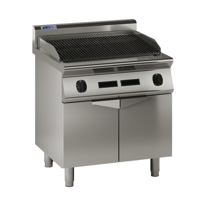 EE7-8C: 800mm Commercial Electric Chargrill Cooktop