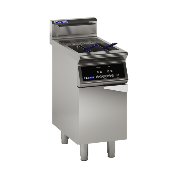 EF7-40: 400mm Commercial Induction 2 Basket Deep Fryer