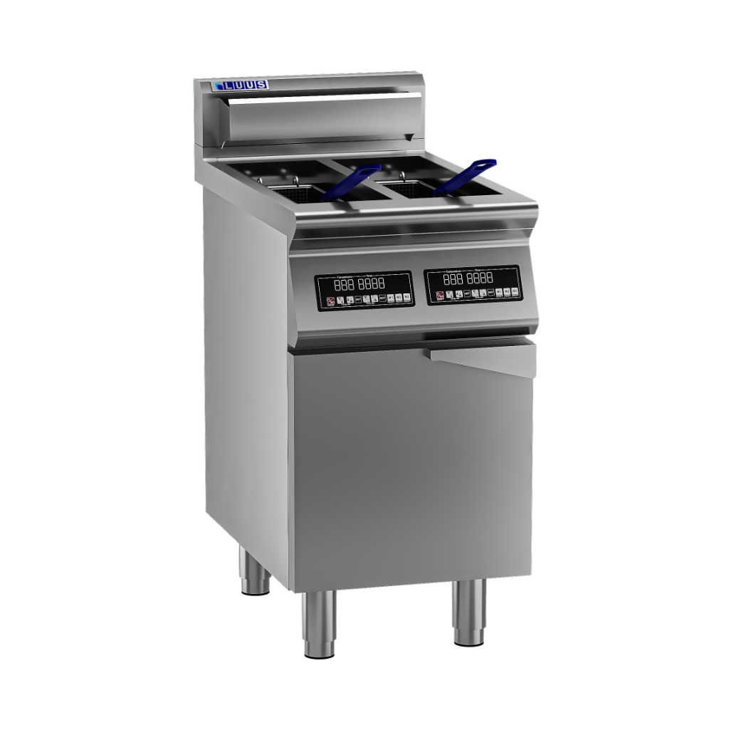EF7-45-S: 450mm Commercial Induction 2 Basket Split Pan Fryer