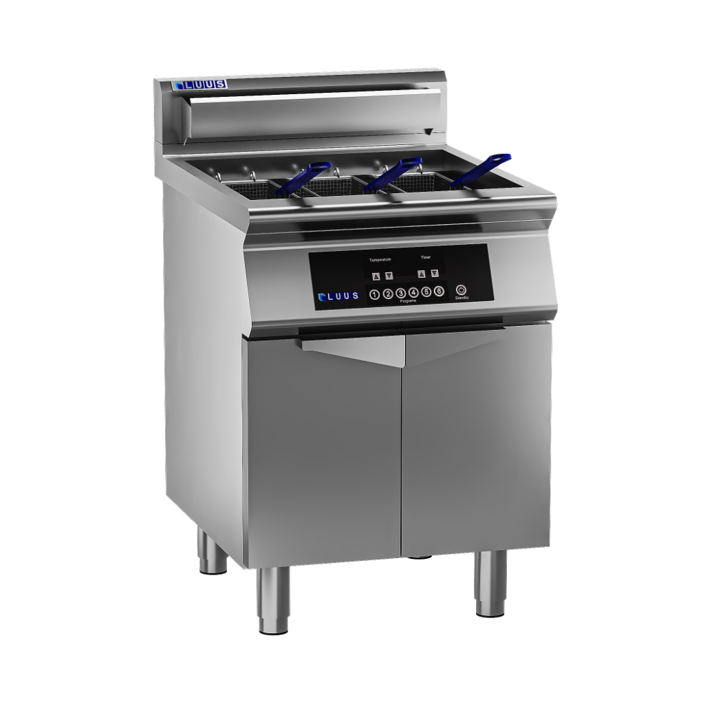 EF7-60: 600mm Commercial Induction 3 Basket Deep Fryer
