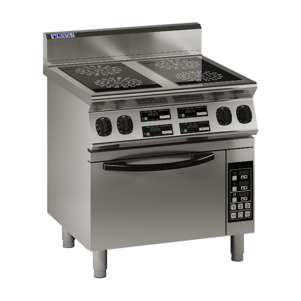 ER7-4B: 800mm Commercial 4 Zone Induction Oven Range