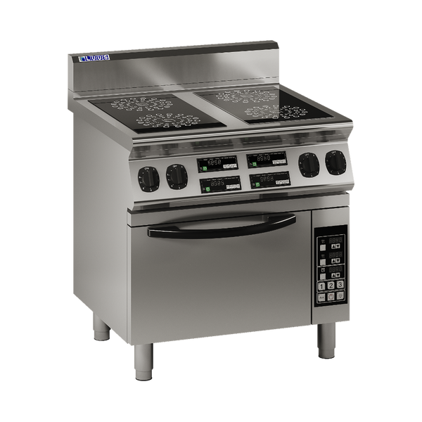 ER7-4B: 800mm Commercial 4 Zone Induction Oven Range