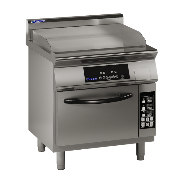 ER7-8P: 800mm Commercial Induction Griddle Range & Oven