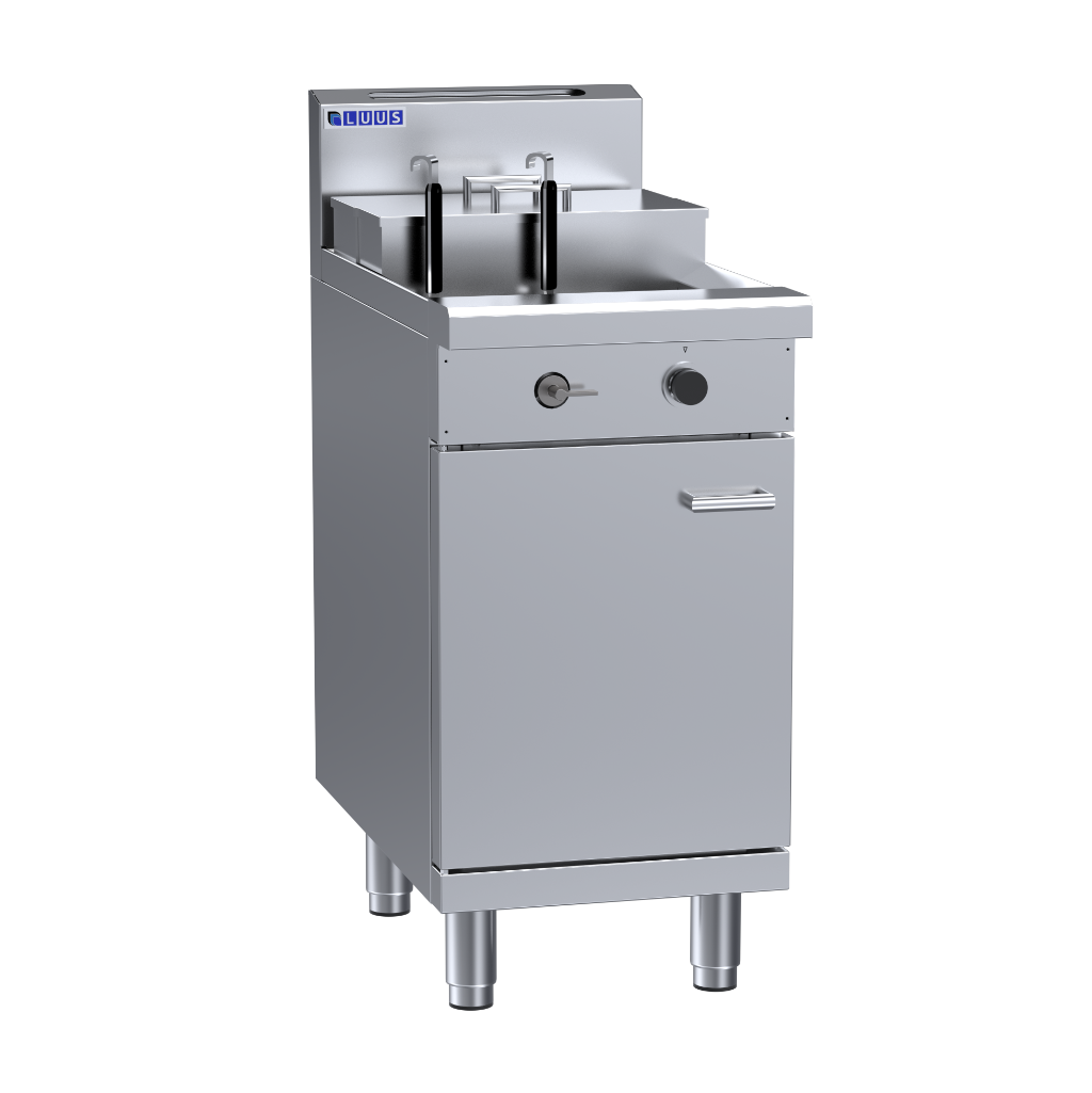 NC-45-B: 450mm Commercial Gas Noodle Cooker + 2 Baskets &amp; Dual Pots