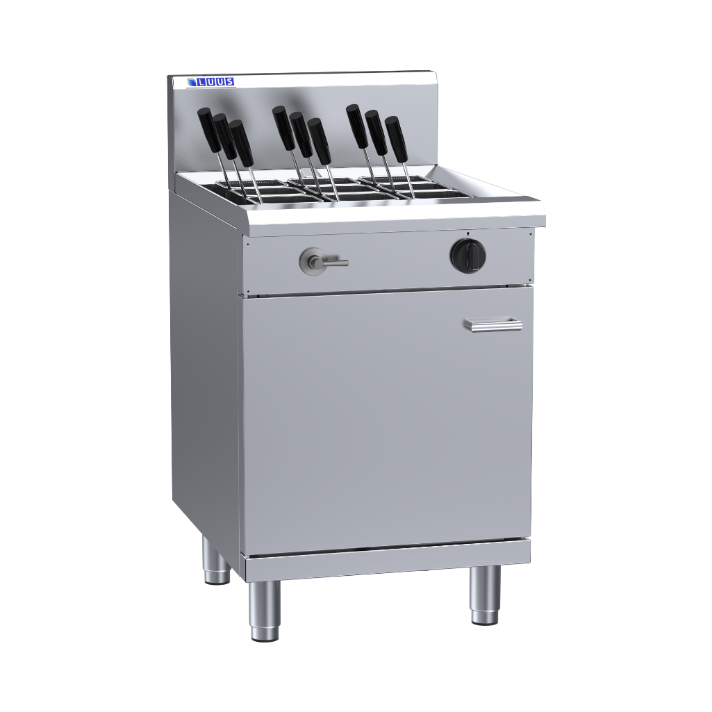 PC-60: 600mm Commercial 9 Basket Gas Pasta Cooker