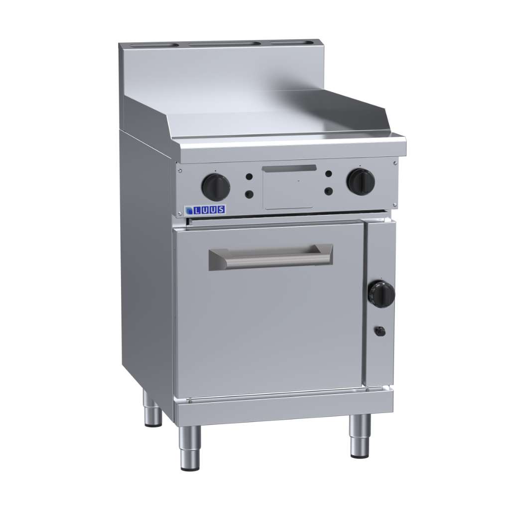 RS-6P: 600mm Commercial Gas Griddle Range &amp; Static Oven
