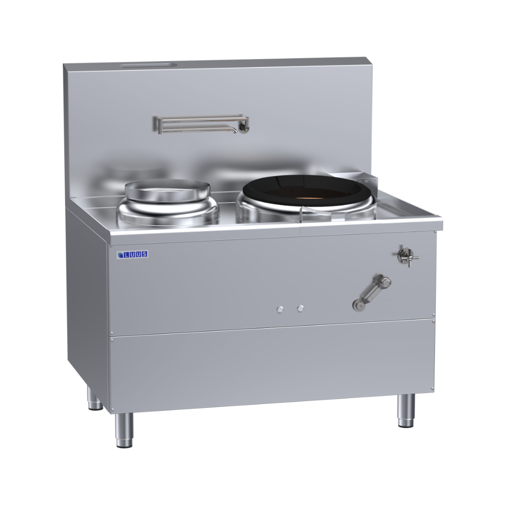 WV-1P1A: 1200mm Commercial Gas Fo San Wok &amp; LHS Pot Combo